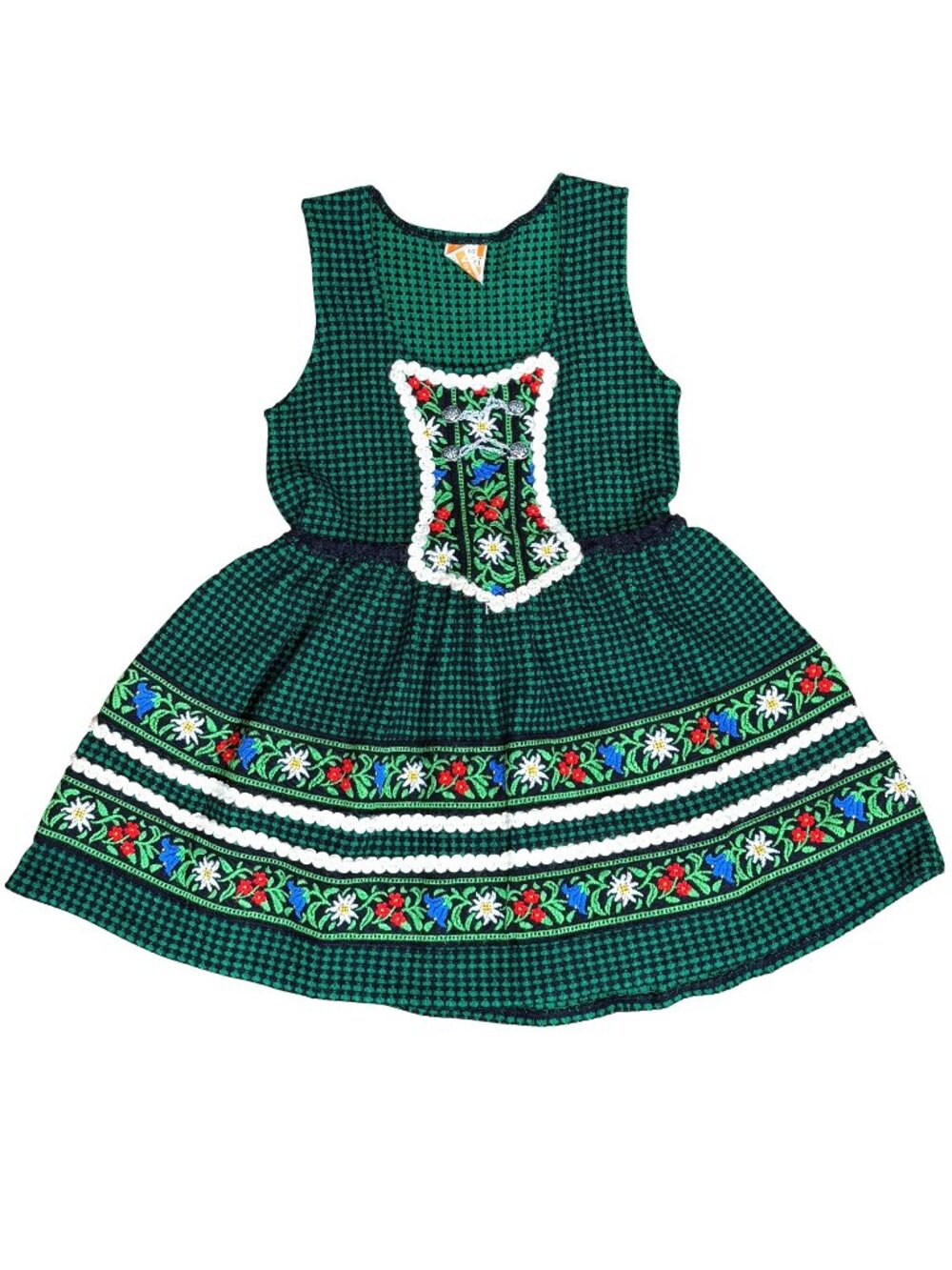 Orion Schurwoole Stahl German Bavarian dirndl dress for girl Size 4/5